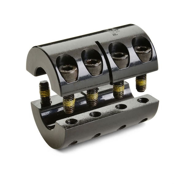 Rigid Coupling, Two-Piece, Bores 1.000x0.875", Steel, OD 1 3/4"